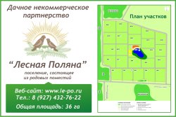 Баннер для поселения - будет установлен на въезде в Лесную Поляну