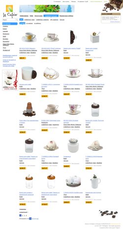 Раздел Кофейная посуда - в своей цветовой гамме